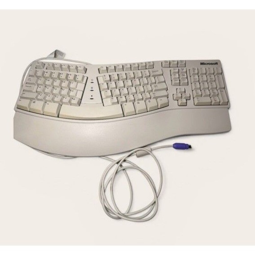 Microsoft  Elite Natural Ergonomic Curve Keyboard X06-19331 PS2 USB X08-73008